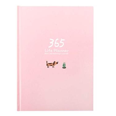 Imagem de Diário Diário Plano Diário Gerenciamento de Tempo Agenda Dia Aprendizagem Bloco de Notas do Aluno Agenda Caderno de Livro (Cor: Rosa)