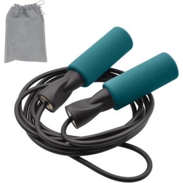 Imagem de FEELCAT Corda de pular rápido – Cordas de salto rápido – Treino de resistência para boxe, MMA, equipamento de treino de artes marciais ou apenas ficar em forma ajustável para homens, mulheres e