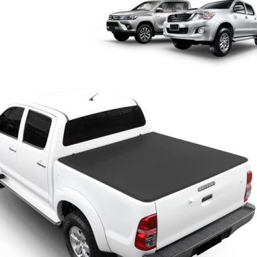 Imagem de Capota Marítima Lona Dhf Explore Hilux 2005 a 2015 Cabine Dupla