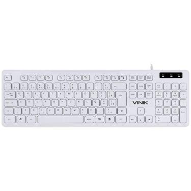Imagem de Teclado Chocolate Branco Slim Multimidia 1.8 M Usb - Tcb200