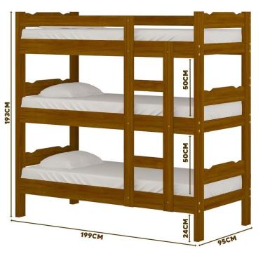 Imagem de Treliche De Madeira Maciça Reforçada Esmeraldo Imbuia