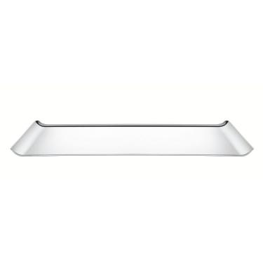 Imagem de Bandeja Tramontina Quadrata Retangular Em Aço Inox Alto Brilho 38x17 Cm Tramontina