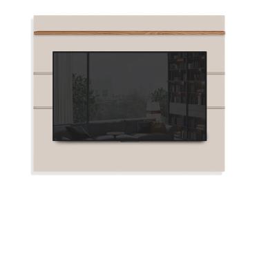 Imagem de Painel De Parede Para Tv Até 65 Polegadas Off White Freijó