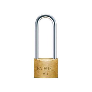 Imagem de Cadeado Papaiz Haste Longa 45-70mm Em Aço Inox, Zamac, Latão E Aço Carbono