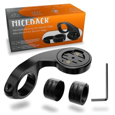 Imagem de NICEDACK Suporte de bicicleta compatível com Garmin Edge, suporte de bicicleta para Garmin Edge, suporte de computador de bicicleta para Garmin Edge 500 510 520 530 540 130 130 Plus 25 20 800 810 820
