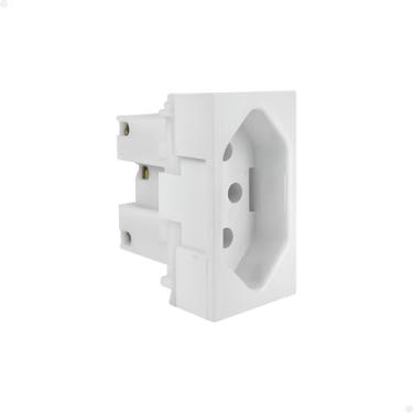 Imagem de Tomada 2P+T Evidence Modulare 10 A Branca sem Placa Fame