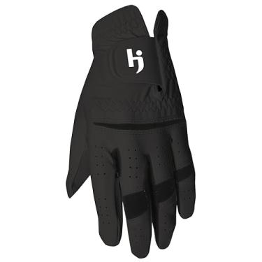 Imagem de HJ Glove Luva de golfe masculina Gripper II, mão esquerda, GG, preta