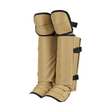 Imagem de YIJU Polainas de inverno para proteção pernas, respiráveis ​​para botas de caminhada, polainas protetoras contra mordidas para caminhadas e, Amarelo