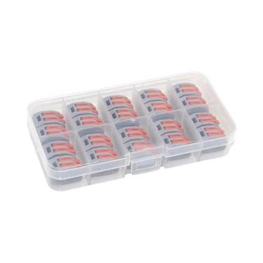 Imagem de 55 Peças Conectores Rápidos De Fio Bloco Terminal Elétrico De Pressão 