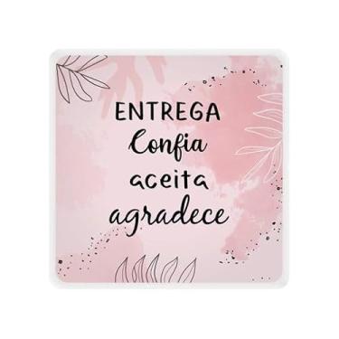 Imagem de Luminária Box Slim Entrega Confia Aceita e Agradece USB – Decoração Iluminada, LED 5W, Bivolt