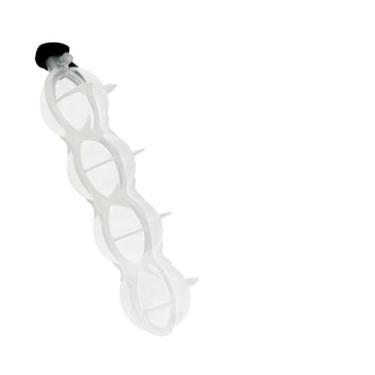 Imagem de Forma de Gelo Redondo 4 Esferas, Molde de Silicone para Bolas de Gelo