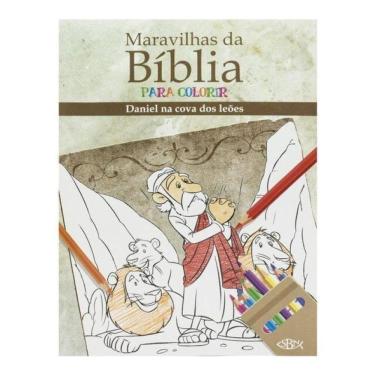 Imagem de Maravilhas Da Bíblia Para Colorir: Daniel Na Cova Dos Leões