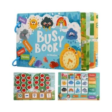 Imagem de Livro Sensorial Montessori Para Bebês: Brinquedo Educativo Silencioso 