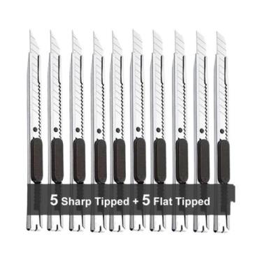 Imagem de Conjunto De Facas Utilitárias Em Aço Inoxidável, Cortador De Papel Ant