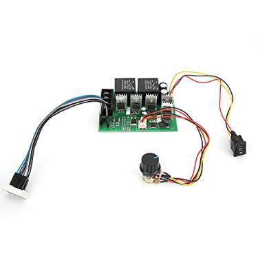 Imagem de Cryfokt Controlador de Velocidade do Motor DC Regulador de Motor de Escova Eficiente para 12V24V36V 40A, Com Controle de Interruptor de Rotação Reversa Direta para Uso Industrial
