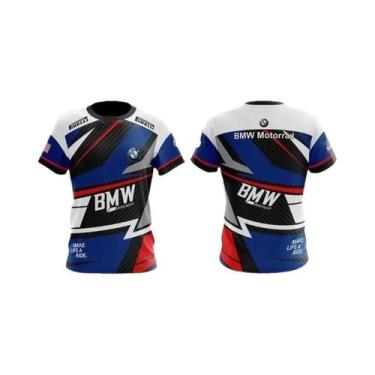 Imagem de Camiseta Masculina BMW De Verão Para Motociclismo Esportivo M Power Ca