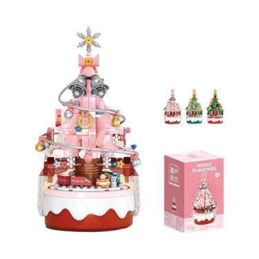 Imagem de Caixa De Música De Natal Brinquedo Blocos De Construção DIY Decorações