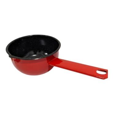 Imagem de Papeiro Com Cabo Liso Esmaltado Vermelho N.14 Metallouça