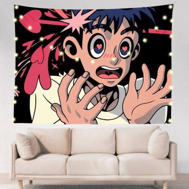 Imagem de Tapeçaria para decoração de parede Anime Aokizys 150x130cm