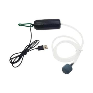 Imagem de Bomba De Ar Silenciosa Portátil USB Para Aquário Mini Oxigenador 5V Ac