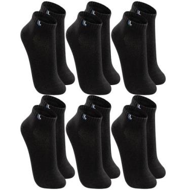 Imagem de Kit Com 6 Pares De Meia Baixa Lupo Sport Modelo Cano Curto Esportiva E