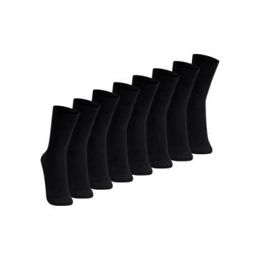 Imagem de Kit com 8 Pares de Meias Social Lupo 1795-004, Preto