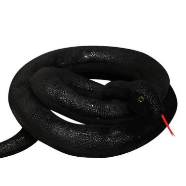 Imagem de Brinquedo De Pelúcia De Cobra Gigante Longa, Animal De Estimação Engra