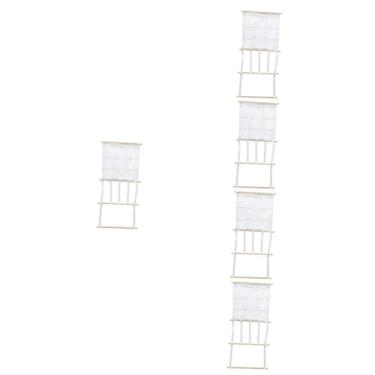 Imagem de 5 peças, bolsa de armazenamento de madeira, organizador de joias, suporte de madeira, clipe de garras, bolsa organizadora de touca, suporte de cabeleireiro, soquetes, bolsos, alfinete de cabelo