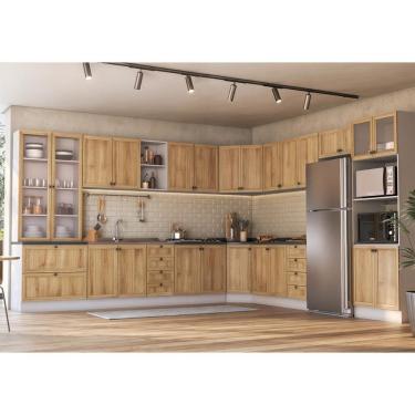 Imagem de Armário Cozinha Completo Ditália Berlim 15 Pçs Cv/br B1