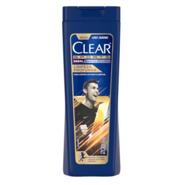 Imagem de Shampoo anticaspa sports limpeza profunda 200mL clear men