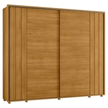 Imagem de Guarda Roupa Casal Dali 2 Portas Deslizante 278 Cm Cumaru Madetec