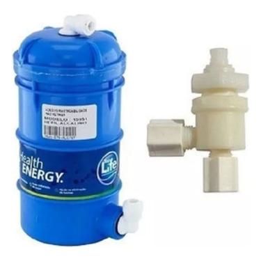 Imagem de Refil Filtro Alcalino Filtro Top Life Mais Kit Registro.