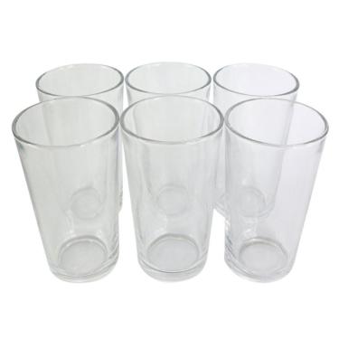 Imagem de Jogo De Copos De Vidro Para Suco 240ml 6 Unidade Beleza E Praticidade Luxusglass