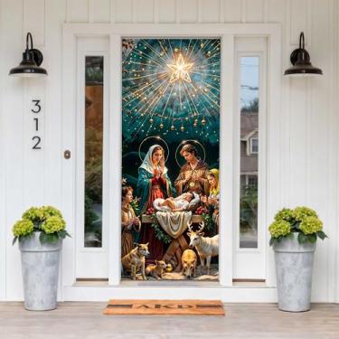 Imagem de Decoração para Porta ou Painel de Mesa em Tecido Veste Fácil com Elást