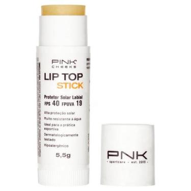 Imagem de Protetor Solar Labial Pink Cheeks Lip Top Stick FPS 40, 4,5g
