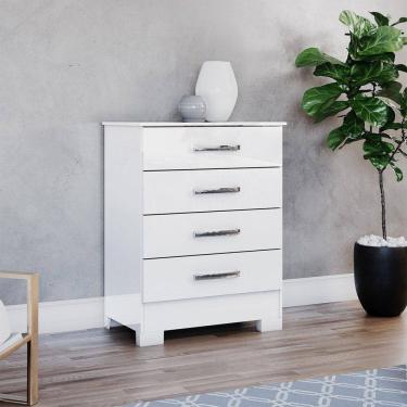 Imagem de Cômoda B706 4 Gavetas Branco - Briz