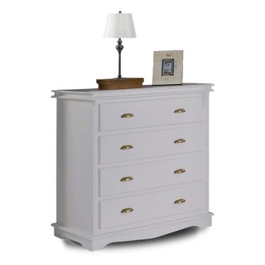 Imagem de Cômoda 4 Gavetas Manchester 2043 Linz Móveis - Off White