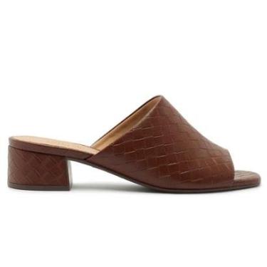 Imagem de Tamanco Anacapri Tressê Salto Bloco Médio C30489 0114-Feminino