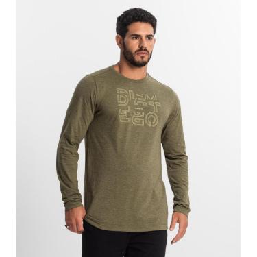 Imagem de Camiseta Masculina Manga Longa Diametro Verde-Masculino