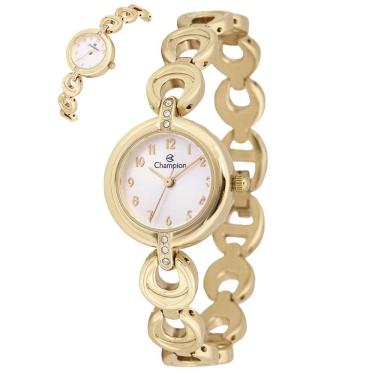 Imagem de Relógio Champion Feminino Ref: Cf25410h Bracelete Dourado