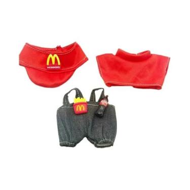 Imagem de Roupas Para Boneca Labubu 15-17cm, Conjunto De Moda Com Tema De Trabal