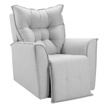 Imagem de Poltrona Reclinável Do Papai King Cinza Star Confort