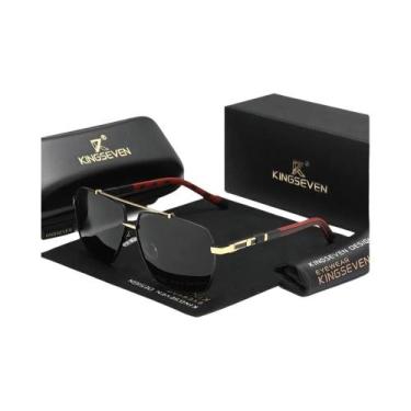 Imagem de Óculos De Sol Polarizados UV400 Masculinos Com Armação Grande, Óculos 