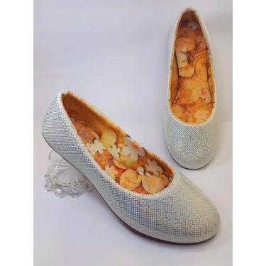 Imagem de Sapatilha Feminina Casual Branca Leve Confortável Moda - HsT, 38