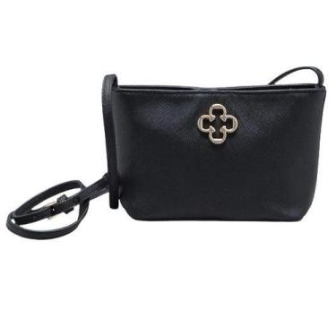 Imagem de Bolsa Capodarte Shoulder Bag Preto Soft Safiano 4602078, Preto soft sa
