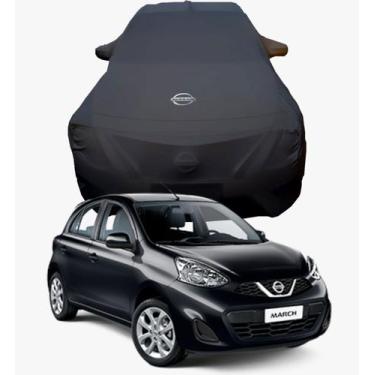 Imagem de Capa de Carro Nissan March Tecido  Lycra Premium - Cadilhe Capas, Pret