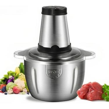 Imagem de Processador De Alimentos Picador Carne 850W 4 Lâminas 110v - bigeterdy