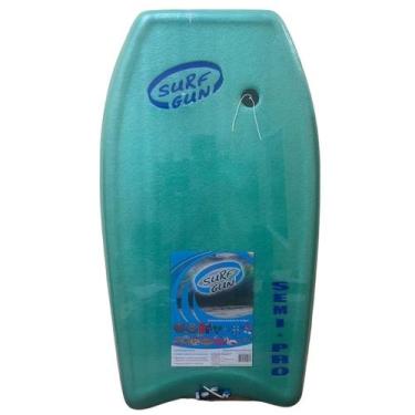 Imagem de Prancha De Surf Bodyboard Surf Gun Grande Semi Pro 100x58 Cm2, Verde