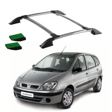 Imagem de Bagageiro Scenic 2001 2002 2003 2004 a 2010 Cromado Colado - Track