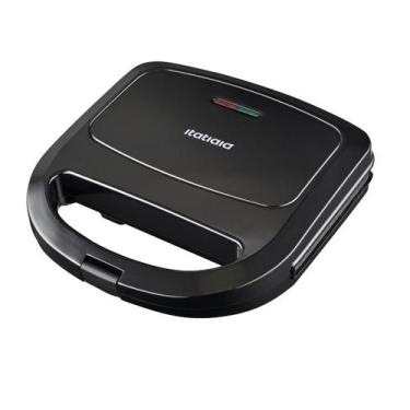 Imagem de Grill e Sanduicheira Elétrica 220 V Preto Essencial- Itatiaia, 220V